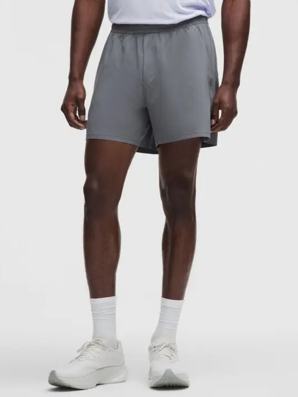 Lululemon Mens Pace Breaker Shorts 7 Inches Linerless Size XXL - Solar Grey